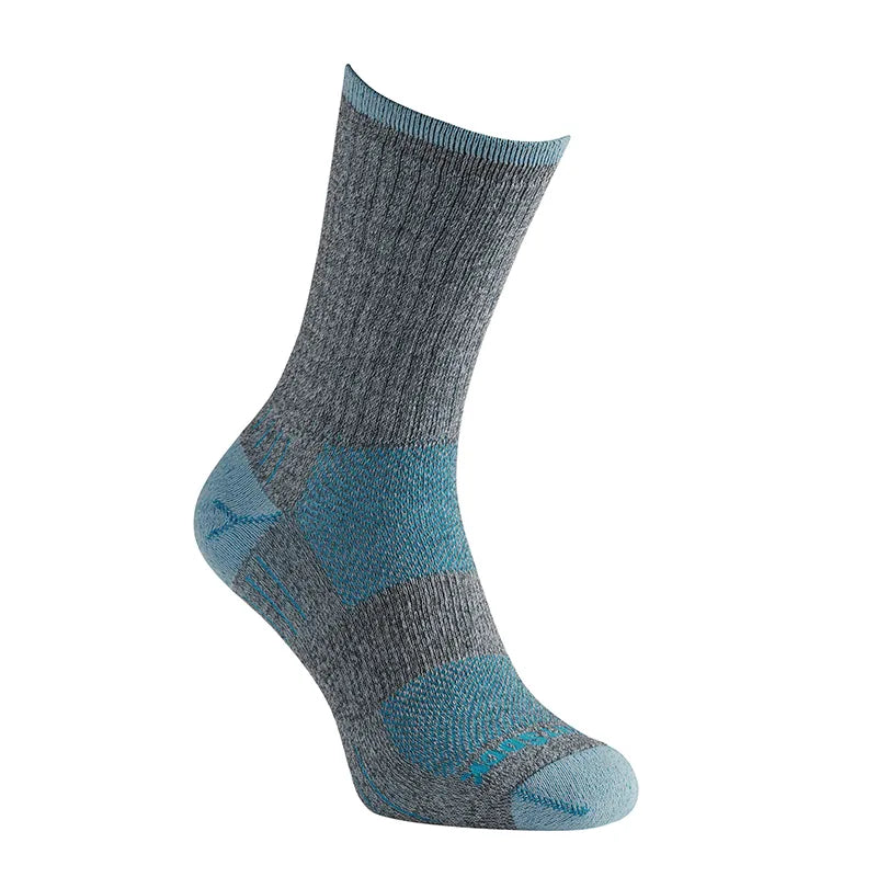 Escape - Crew Socks - Ash Twist/Turquoise